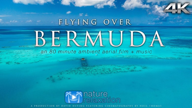 Flying over Bermuda