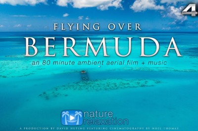 Flying over Bermuda