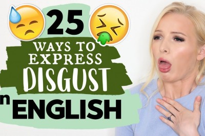 How do we really express disgust in English?